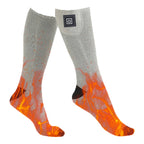 Unisex Battery Heated Socks Breathable 3 Level Temperature Rechargeable Heated Socks Cozy Cold-Proof for Camping Fishing Cycling