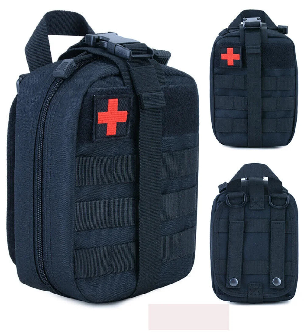 Tactical First Aid Kit Pouch Survival Molle Rip Away EMT Medic IFAK Medical Bag Outdoor Military Emergency Survival Waist Pack