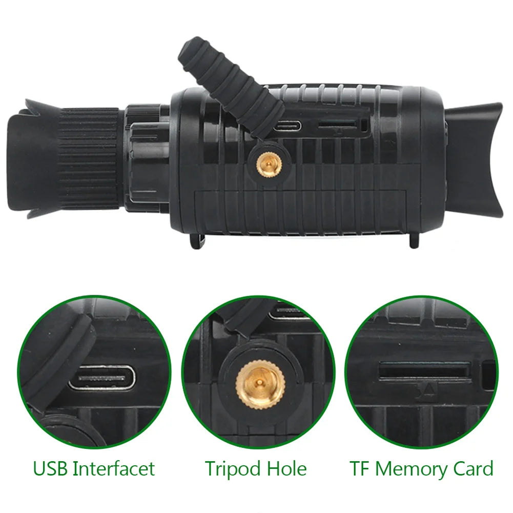 R7 Digital Night Vision Monocular Telescope 5X Zoom Outdoor Full HD Infrared Night Goggles