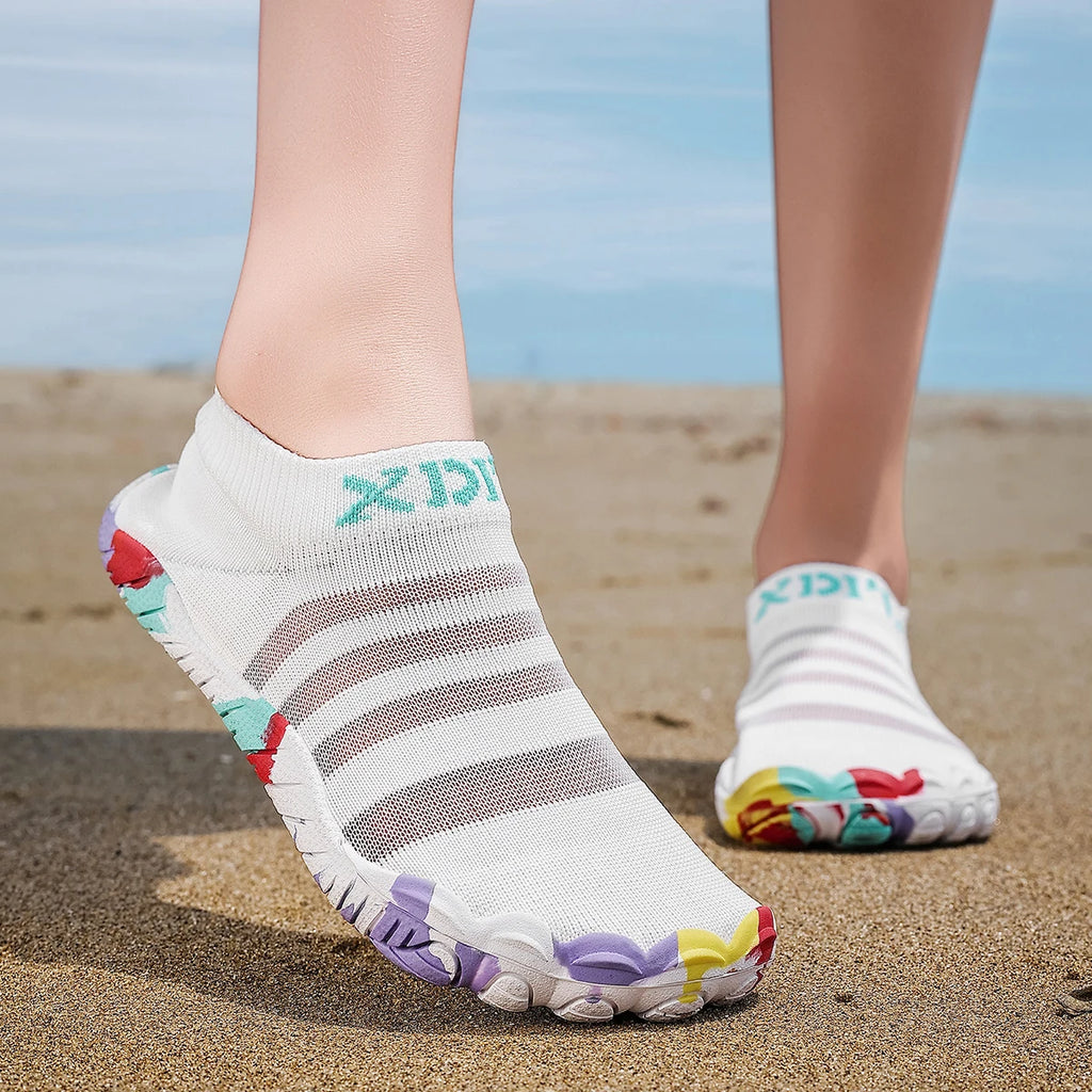 River tracing shoes for women, quick drying anti slip amphibious shoes, outdoor hiking sandals, water wading shoes