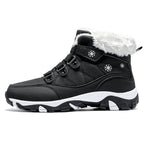 Womens Winter Boots Warm Fur Lined Snow Boots Comfortable Ankle Booties Outdoor Hiking Boots for Women