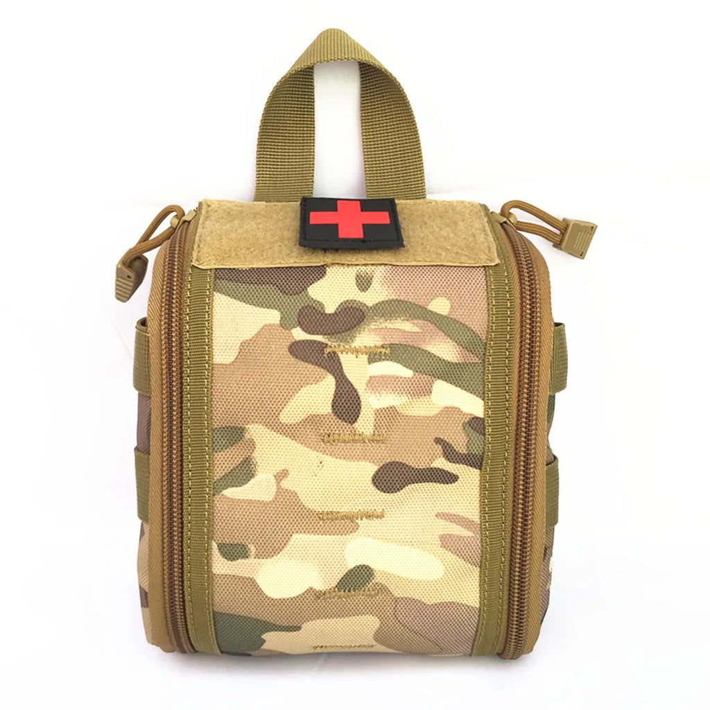 Tactical Molle First Aid Kid Bag Utility Pouch Outdoor Hiking Hunting Emergency Medical Bag Waist Pack Survival Medic Bag