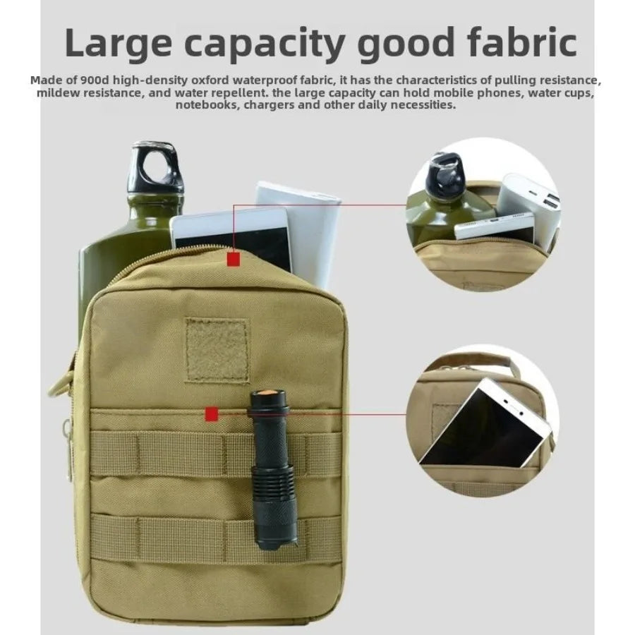 Wild Car Storage Crossbody Rescue Shoulder First Aid Bag Camouflage Sports Outdoor Multifunctional Bag