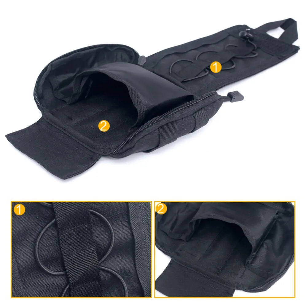 Tactical Molle First Aid Kid Bag Utility Pouch Outdoor Hiking Hunting Emergency Medical Bag Waist Pack Survival Medic Bag