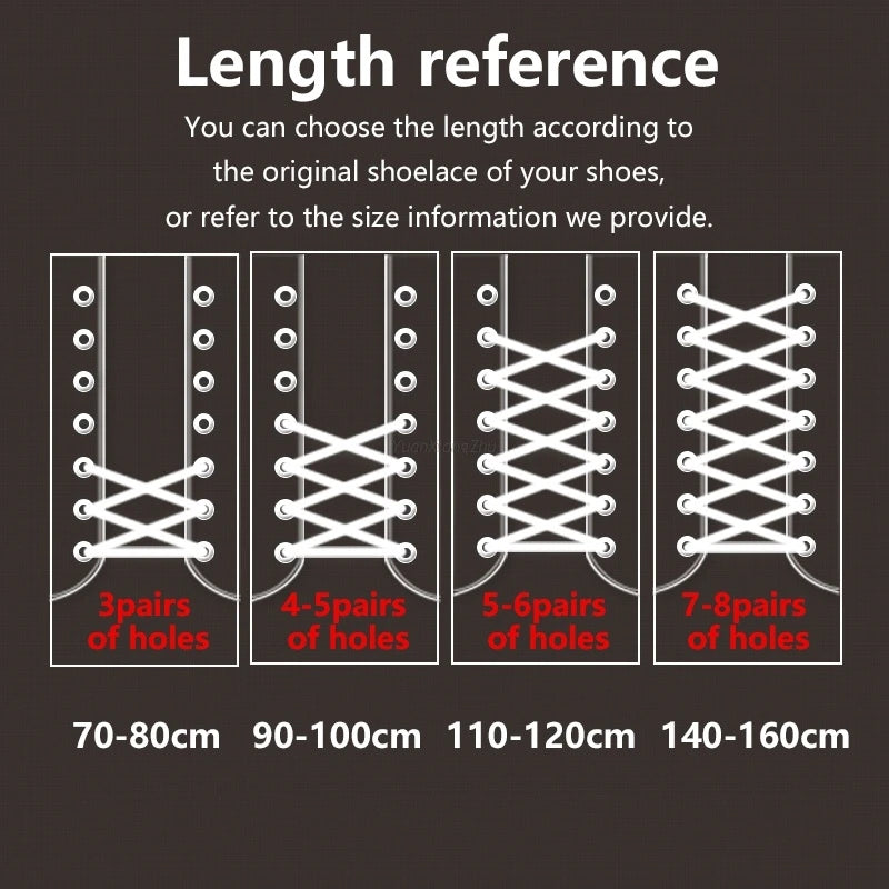 1 Pair Outdoor Strong Round Shoelaces Sneaker Shoe laces High Top Walking Hiking Boot Laces Shoes Strings Quality Bold Shoelace