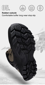 Men's mountain climbing motorcycle boots, outdoor hiking boots, fashionable boots
