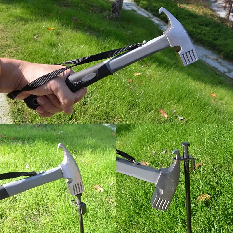 Heavy-Duty Multifunctional Camping Hammer