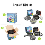 Camping Cookware Kit, 2-3 Person Camping Cookware Set Non Stick Pot and Pans Lightweight