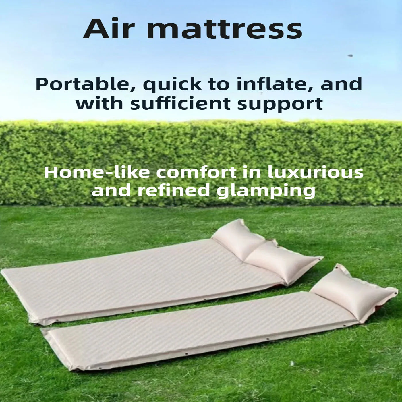 Automatic Inflatable Mattress for Outdoor Camping