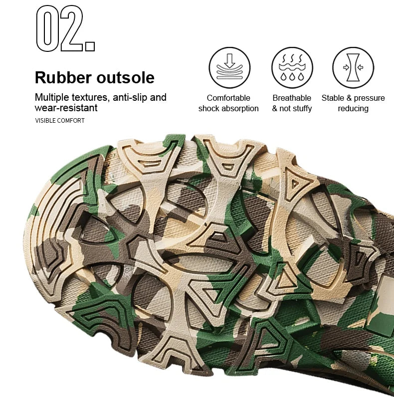 Men's hiking boots lightweight tactical boots outdoor hunting boots men's tactical shoes desert boots hiking boots