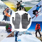 Electric Heated Gloves Winter Gloves Motorcycle Bicycle Snowboard Thermal Windproof Gloves Warm Touch Screen Full Finger Gloves