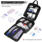 1000D Molle Ifak Pouch Rip Away Tactical Away Medical Pouch Empty Military First Aid Pouch Bag Only for Camping Hiking Travel