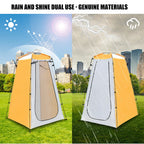 Portable Privacy Shower Tent Outdoor Waterproof Changing Room Shelter for Camping Hiking Beach Toilet Shower Bathroom