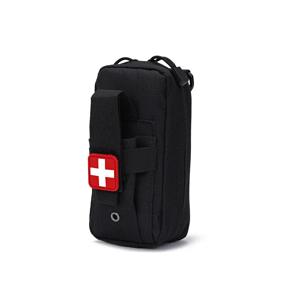 First Aid Pouch EMT IFAK Medical Pouch Waist Pack Utility Tool Pouch EDC Pouch Outdoor 1000D Tourniquet Holder