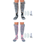Electric Thermal Socks 3.7v Battery Foot Warm Socks Elastic Comfortable 3 Modes Adjustable for Fishing Camping for Hiking Skiing