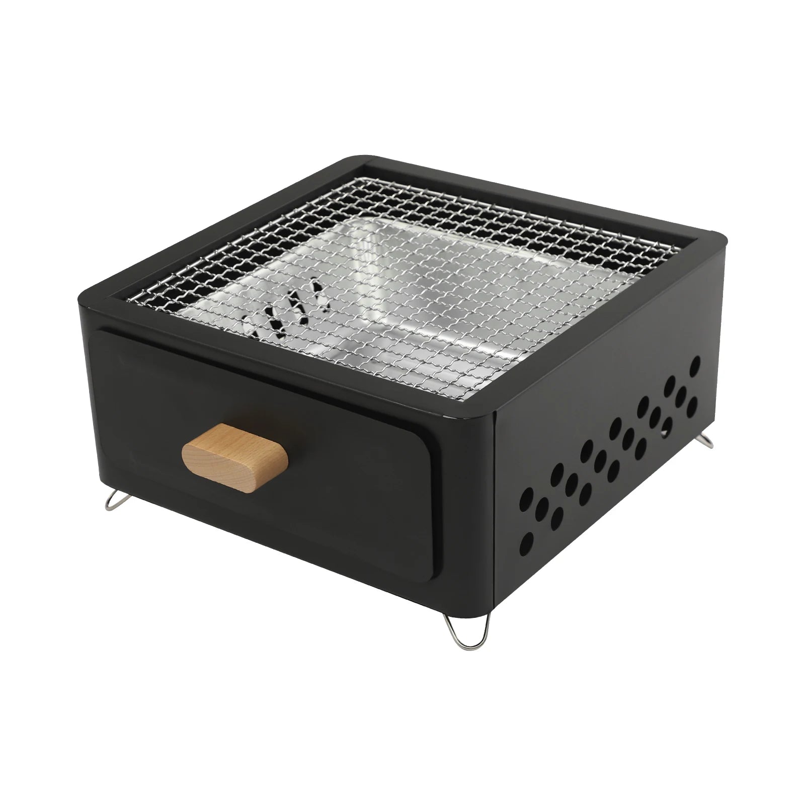 31*31*13.5cm Square Tabletop Barbecue Stove, Outdoor Bbq Grill, Barbecue Grill For Outdoor Cooking