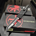 F156 Pocket Knife Black Zinc Alloy Handle for Multifunctional Outdoor Self-defense Camping EDC Survival Tool Knives Gift for Men