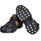 Crampons For Hiking Boots 32-Spikes Crampons Ice Cleats Traction Snow Grips Winter Ice Snow Grips Traction Cleats For Walking