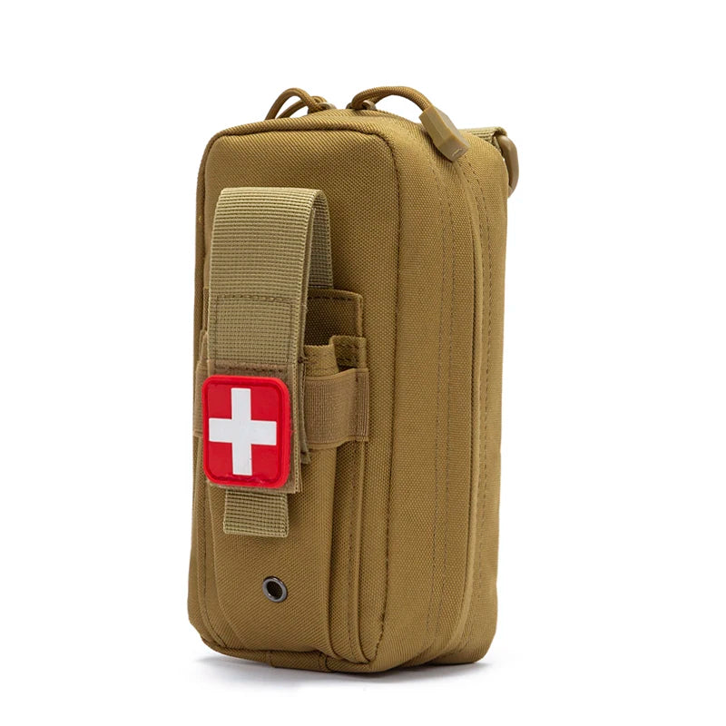 First Aid Pouch EMT IFAK Medical Pouch Waist Pack Utility Tool Pouch EDC Pouch Outdoor 1000D Tourniquet Holder