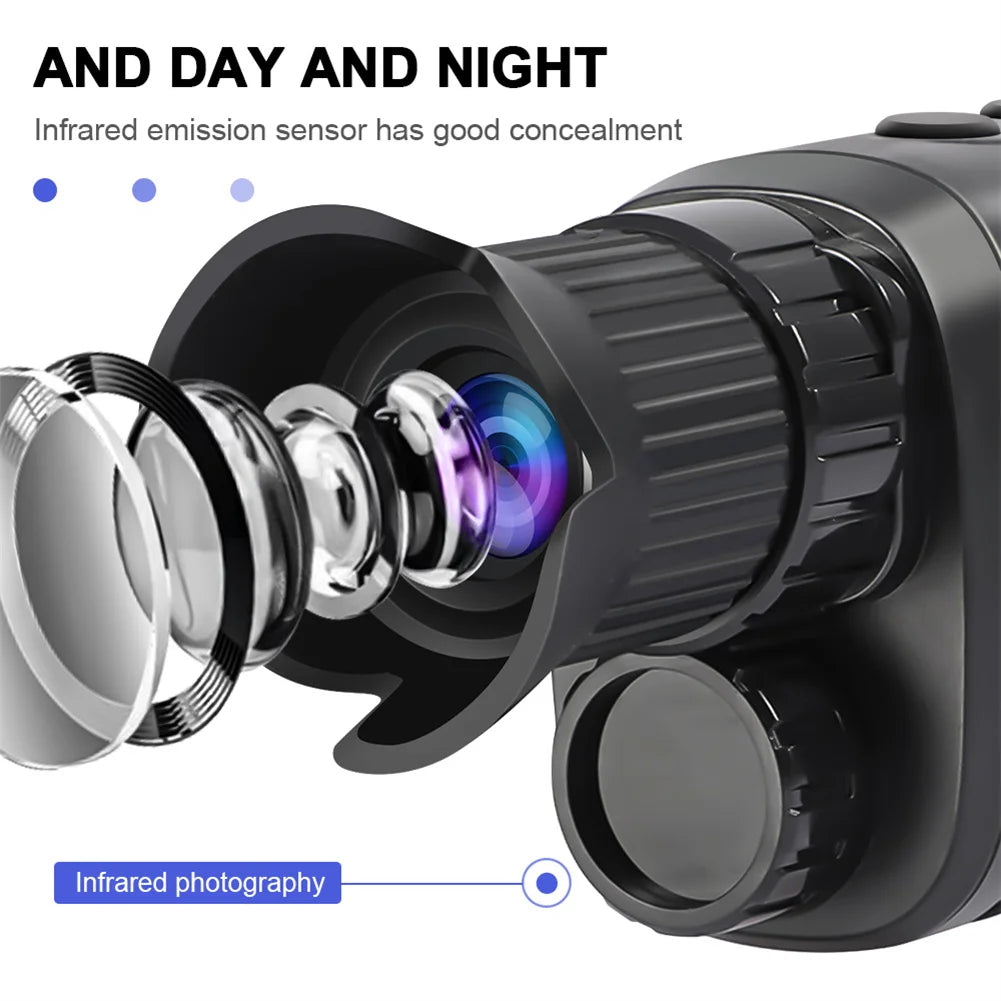 R7 Digital Night Vision Monocular Telescope 5X Zoom Outdoor Full HD Infrared Night Goggles