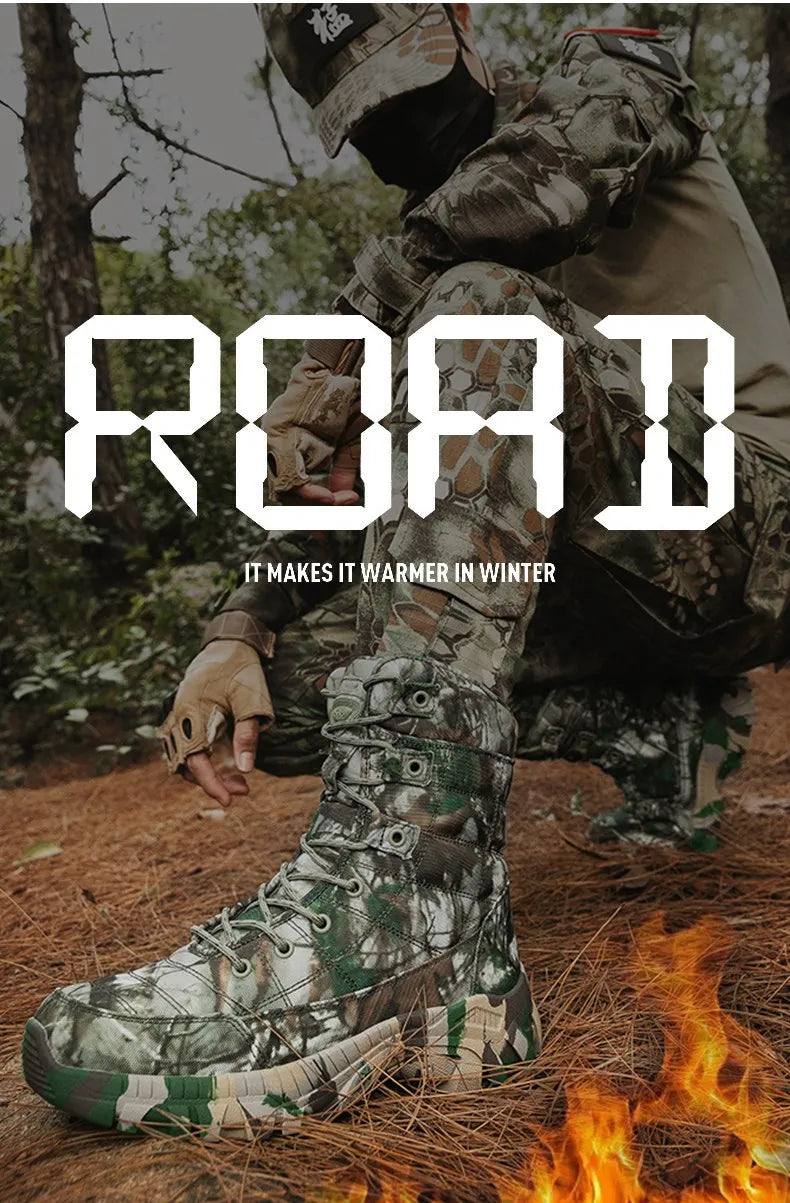 Men's hiking boots lightweight tactical boots outdoor hunting boots men's tactical shoes desert boots hiking boots