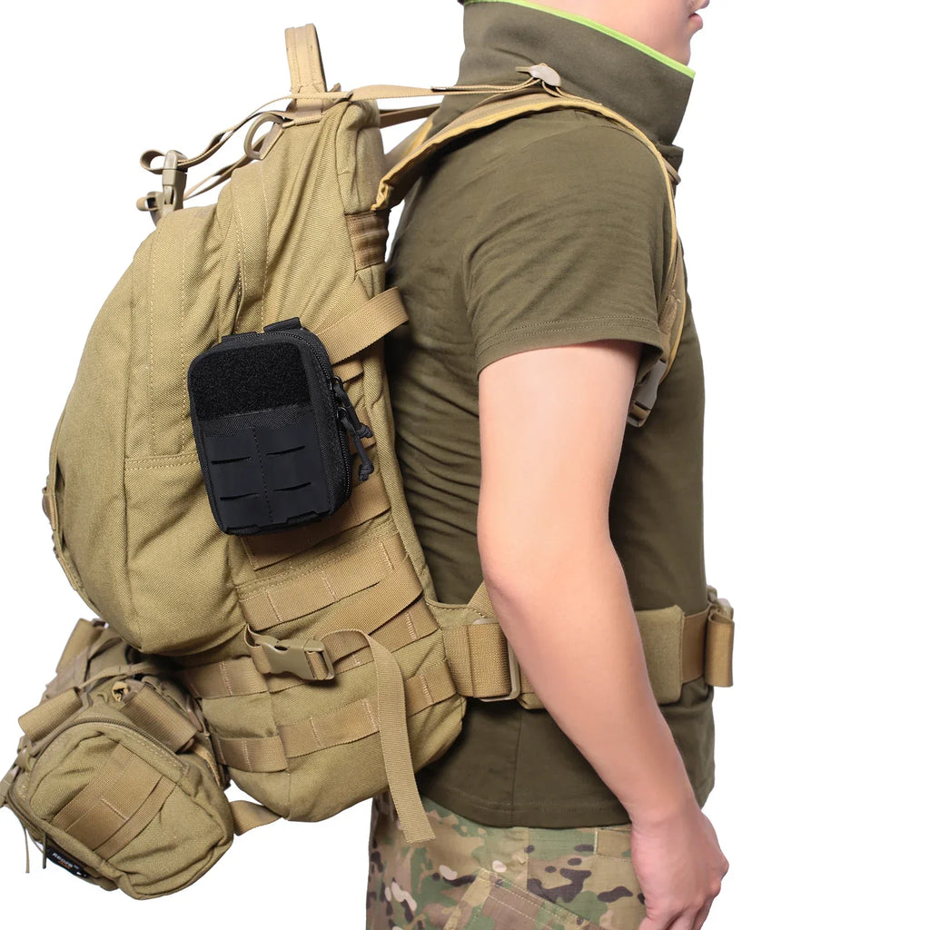 Tactical Molle Medical First Aid Kit Pouch Tool Kit Pouch EDC Utility Belt Bag Outdoor Hiking Mergency Survival Bag