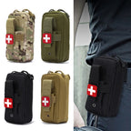 First Aid Pouch EMT IFAK Medical Pouch Waist Pack Utility Tool Pouch EDC Pouch Outdoor 1000D Tourniquet Holder