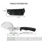 AGK High Hardness Straight Knife Lightweight and Durable Two-handed Design Outdoor Camping Survival Adventure Cutting Knife