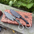 20AZ Straight Knife 440C Steel Blade Nylon ABS Handle Outdoor Camping Wilderness Survival EDC Pocket Knife A Man's Gift