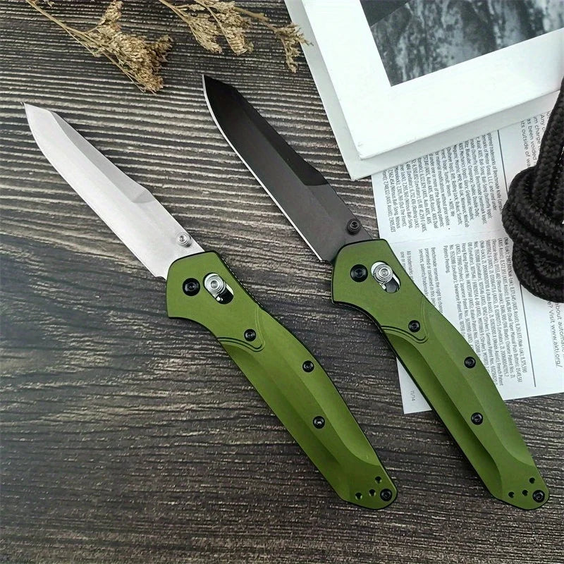 BM 940 Portable Folding Knife D2 Steel Blade Aluminum Alloy Handle Outdoor Camping Survival Tactics EDC Pocket Knife Men's Gift