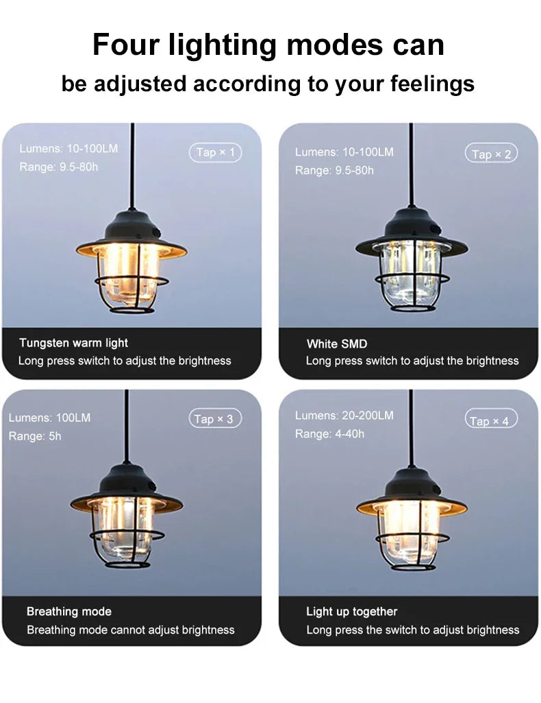 Portable Camping Lamp, Emergency Light