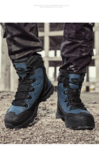 Men's mountain climbing motorcycle boots, outdoor hiking boots, fashionable boots