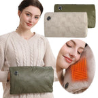 Electric Hand Warmer Electric Heated Gloves 3 Heating Level Hand Warmer Pouch USB Charging Soft Heating Mitts for Winter