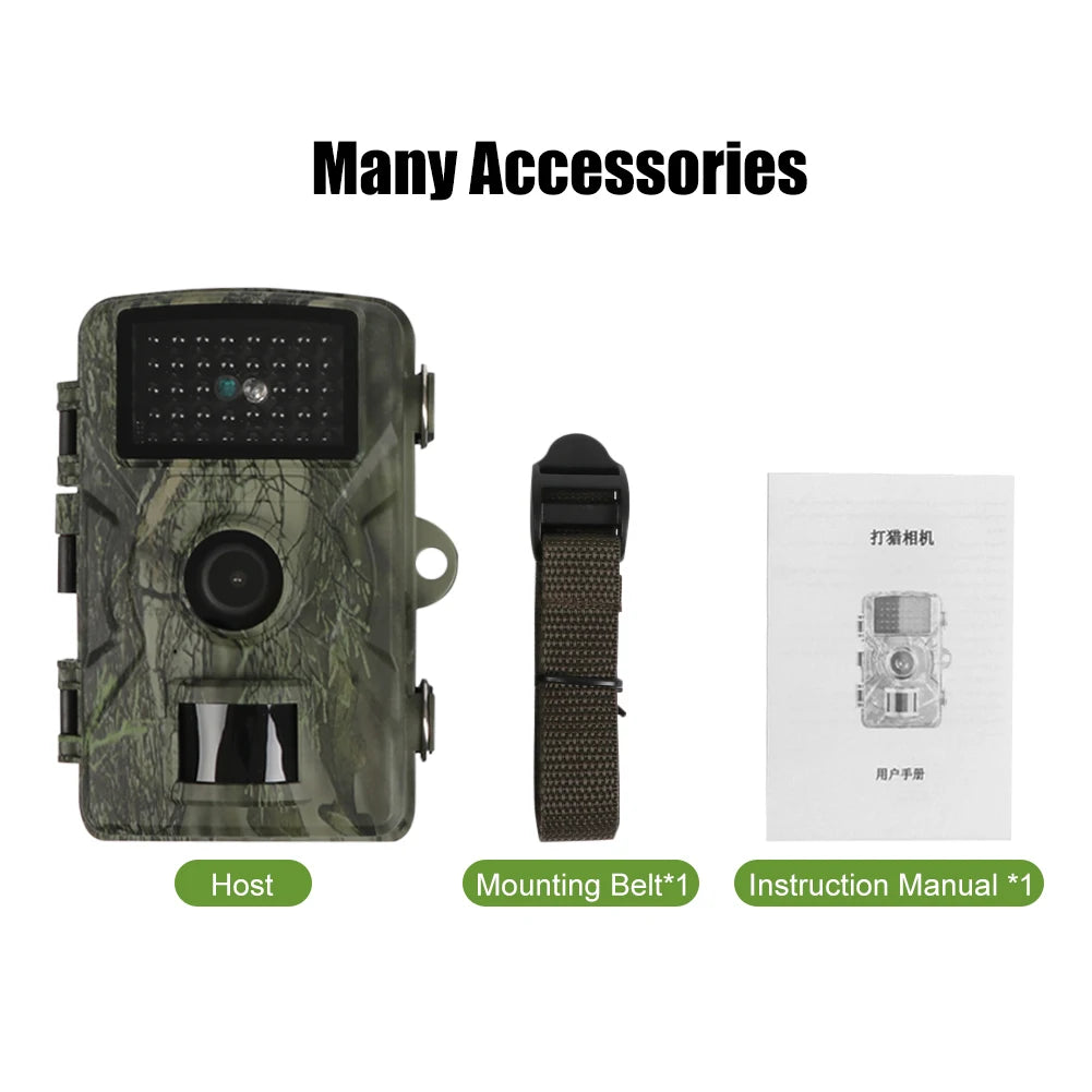 Hunting Trail Camera 16MP 1080P 940nm Infrared Night Vision Motion Activated