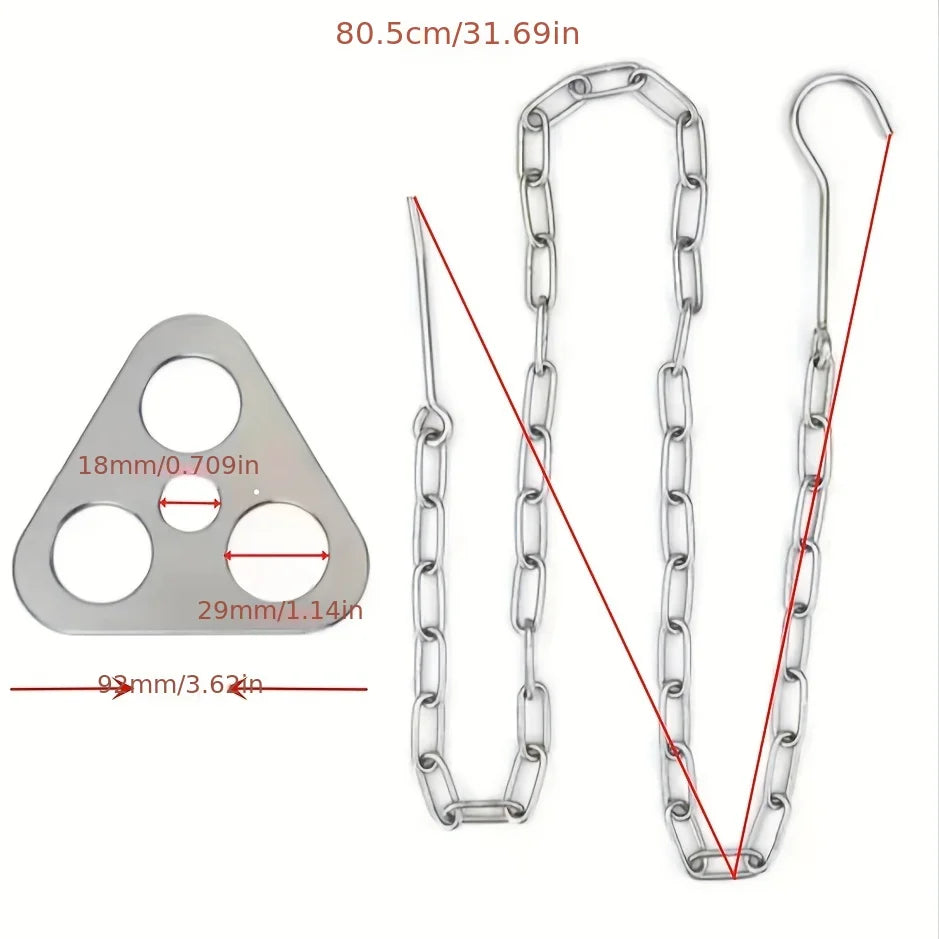 Portable Outdoor Barbecue Tripod Hanging Rack