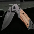 [200MM Camping Survival Pocket Knife] 200MM (8') 58HRC Folding Knife Pocket Knife 7CR13MOV Blade Camping Survival Fishing Fruit