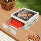 31*31*13.5cm Square Tabletop Barbecue Stove, Outdoor Bbq Grill, Barbecue Grill For Outdoor Cooking