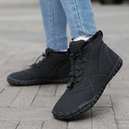Winter Snow Boots Barefoot Hiking Shoes Anti Slip Cold-Proof Trekking Shoes Lightweight High-Top Booties for Men Women