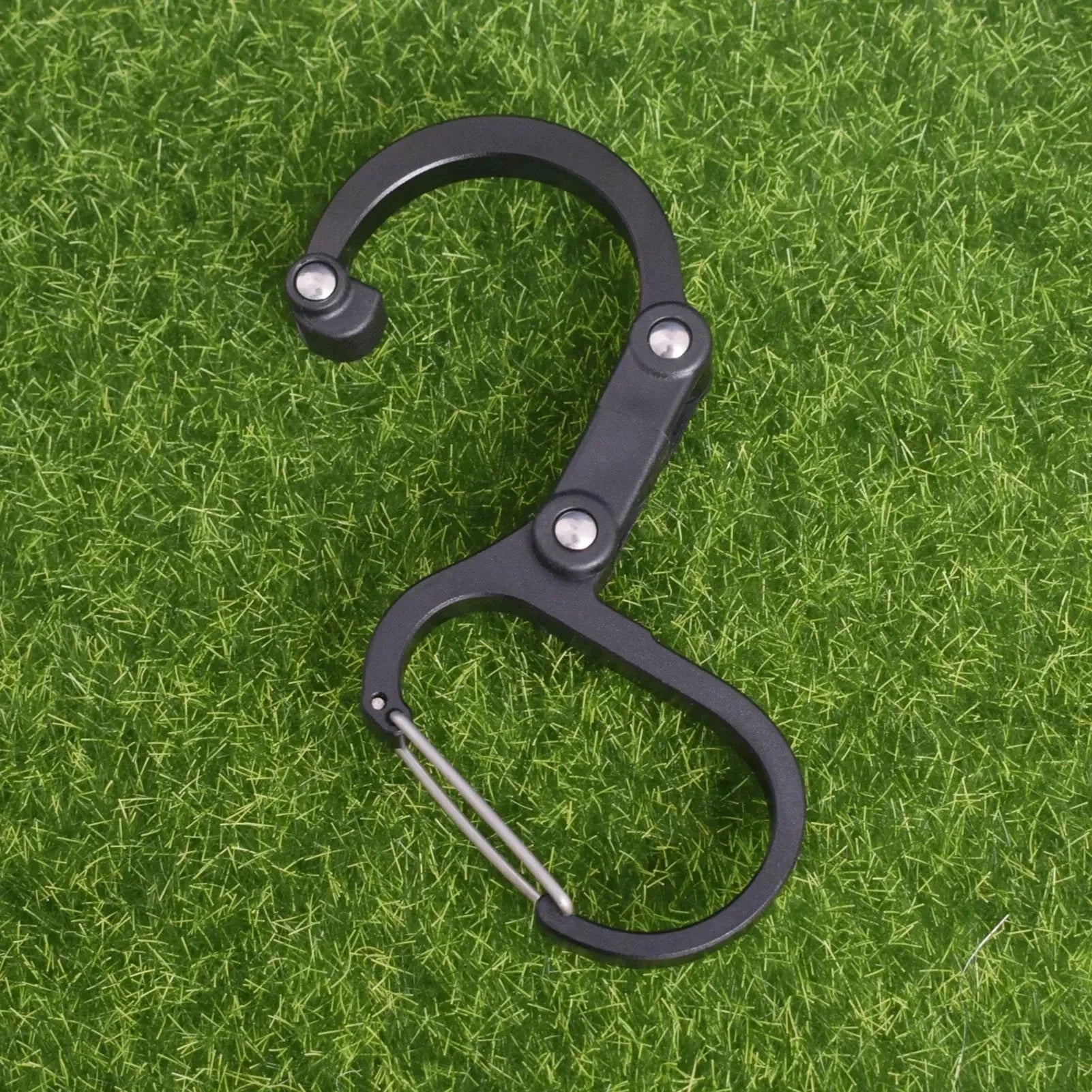 Carabiner Rotating Hook Clip Non-Locking Strong Clips