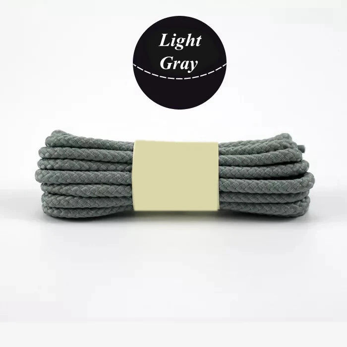 1 Pair Outdoor Strong Round Shoelaces Sneaker Shoe laces High Top Walking Hiking Boot Laces Shoes Strings Quality Bold Shoelace