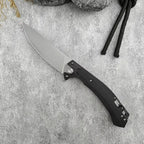 Outdoor Flipper 440C Blade Portable Utility Sharp Tactical Hunting Knife Self Defense Rescue Folding Knife with Clip