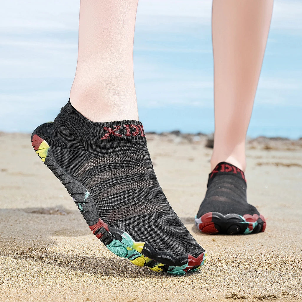 River tracing shoes for women, quick drying anti slip amphibious shoes, outdoor hiking sandals, water wading shoes