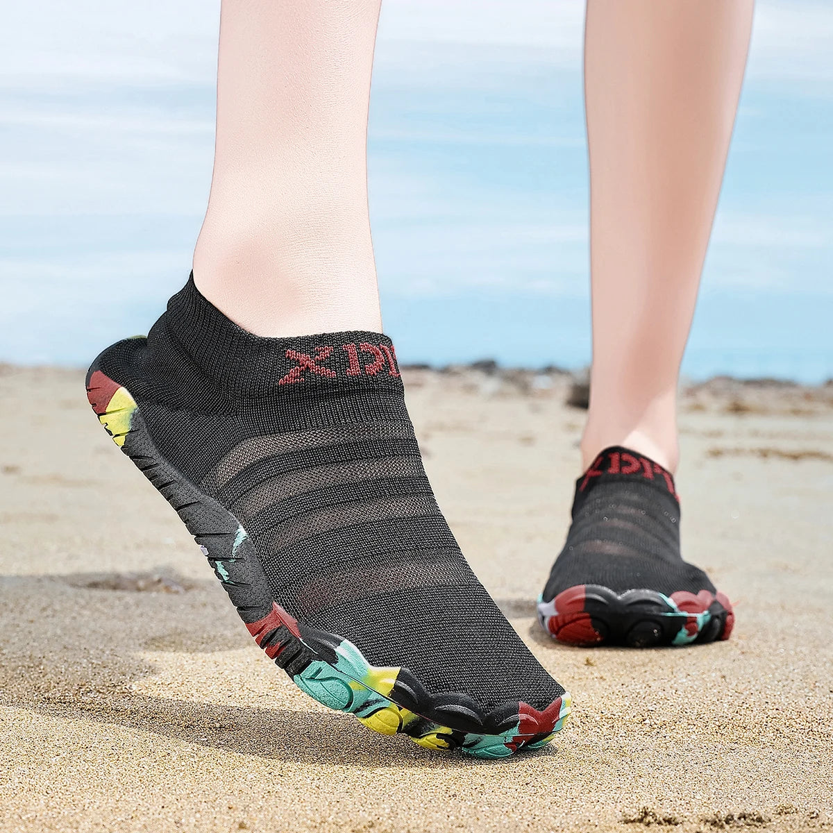 River tracing shoes for women, quick drying anti slip amphibious shoes, outdoor hiking sandals, water wading shoes