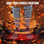 Electric Thermal Socks 3.7v Battery Foot Warm Socks Elastic Comfortable 3 Modes Adjustable for Fishing Camping for Hiking Skiing