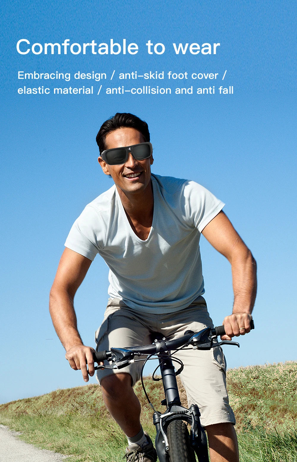 4K Video Glasses HD Smart Glasses Sports Outdoor Portable Motorcycle And Bicycle Recorder Camera 2hour Video Recording Time