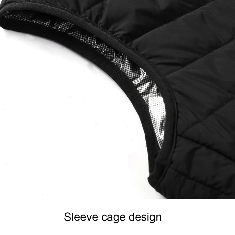 9 Heated Vest Zones Electric Heated Jackets Men Women Sportswear Heated Coat Graphene Heat Coat USB Heating Jacket For Camping