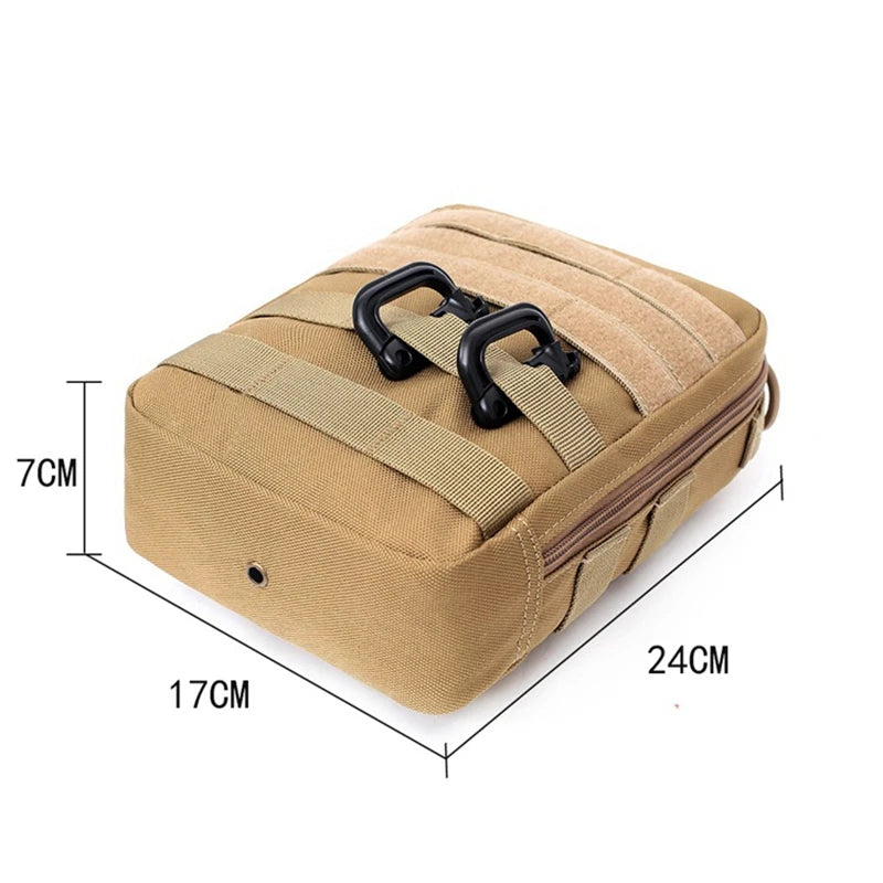 First Aid Kit EMT Medical IFAK Pouch Molle Tactical Med Emergency Trauma Bag for Camping Home Car Hiking Hunting