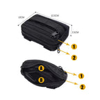 Tactical Molle Waist Belt Hip Pouch Fanny EDC Pack Camping Hunting Utility Bag Molle Medical Outdoor First Aid Sports Bag