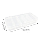 5 Compartments Fishing Tackle Box Plastic Waterproof fishing equipment Fish Lure Hook Bait Storage Case Organizer Container