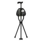 Walking Stick Cane Chair Folding Cane with Seat 35.4 Inches Tall and Supports up to 249.12lbs